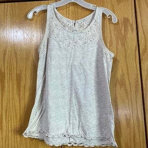Maurices cream tank top